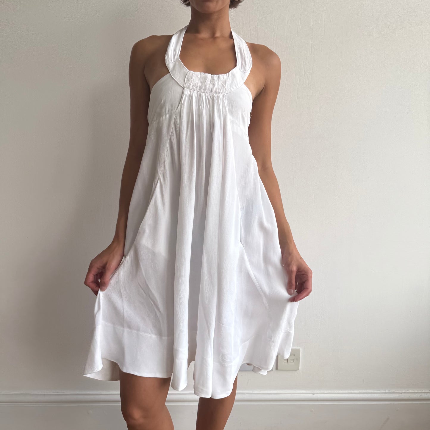 Miss Sixty white halter dress - Size S