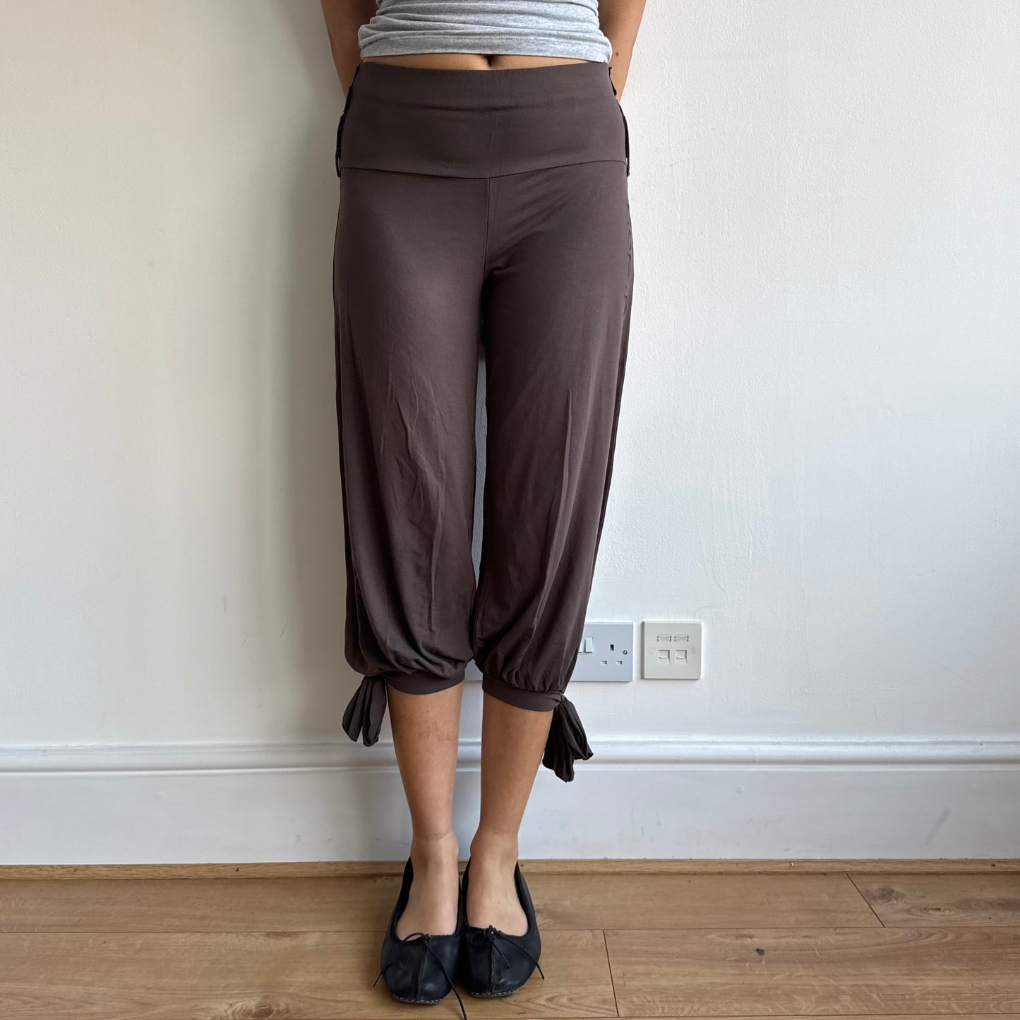 Brown Cop Copine harem pants - Size S