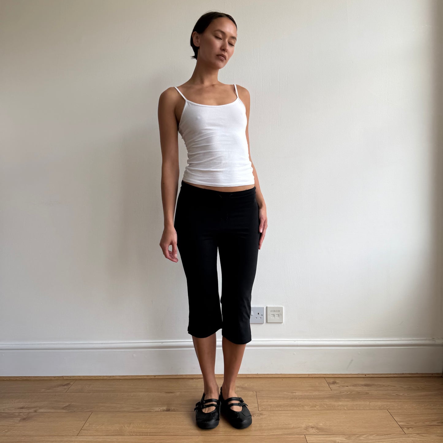 Reebok black capris - Size S