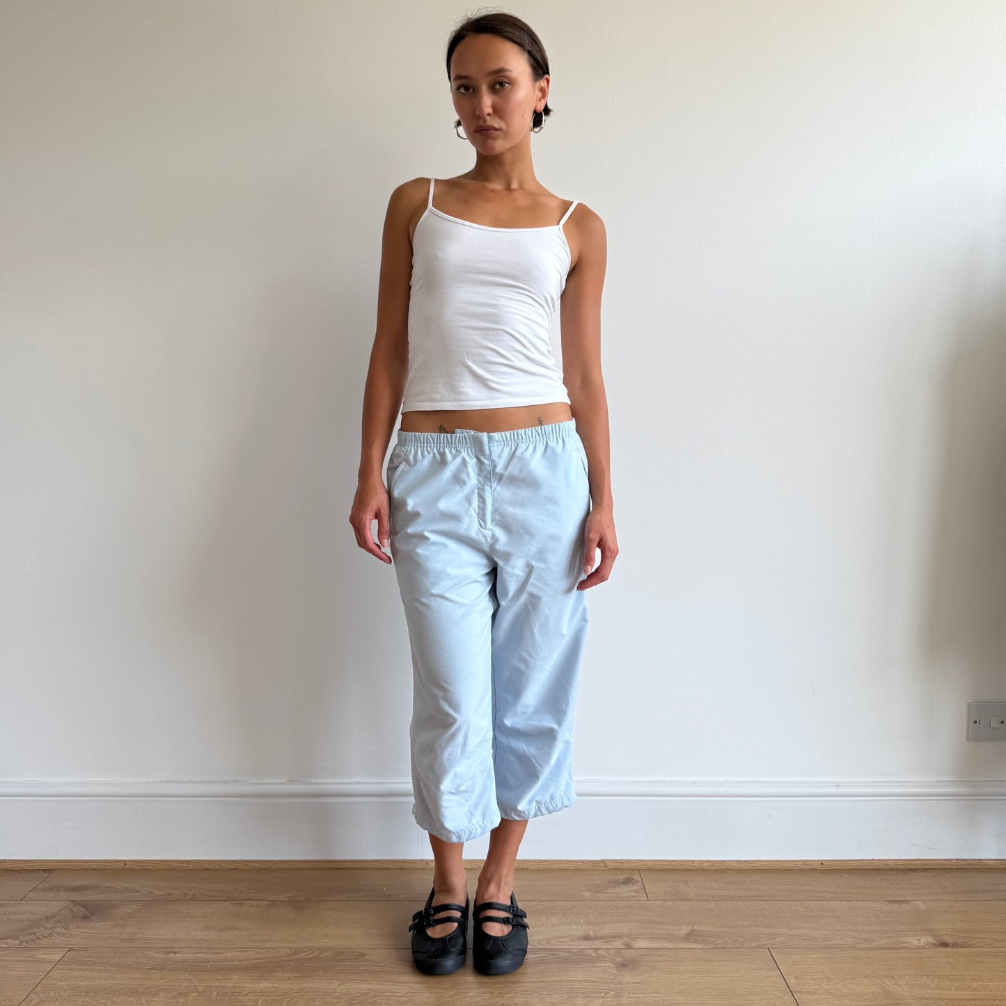 Baby blue Nike capris - Size S