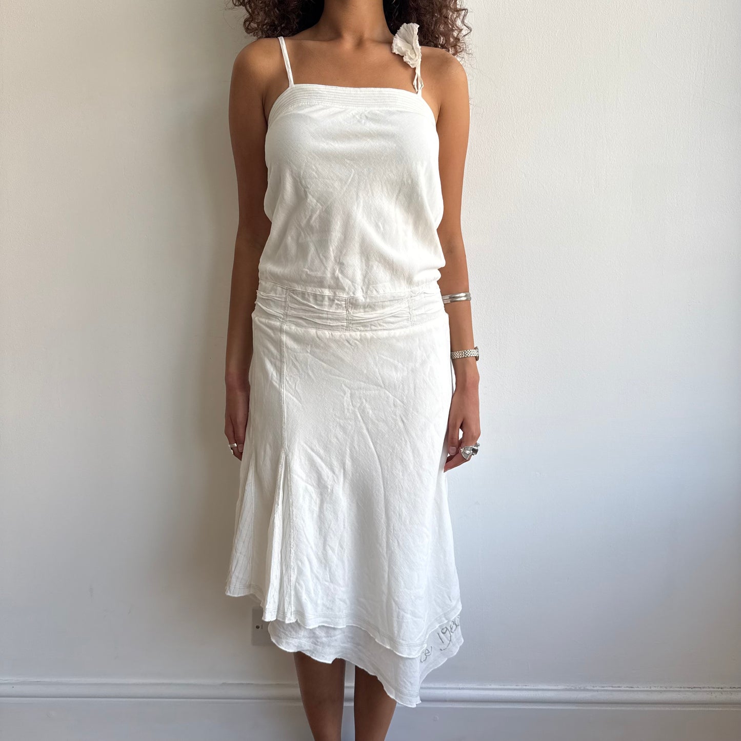 Cop Copine white maxi dress - Size S