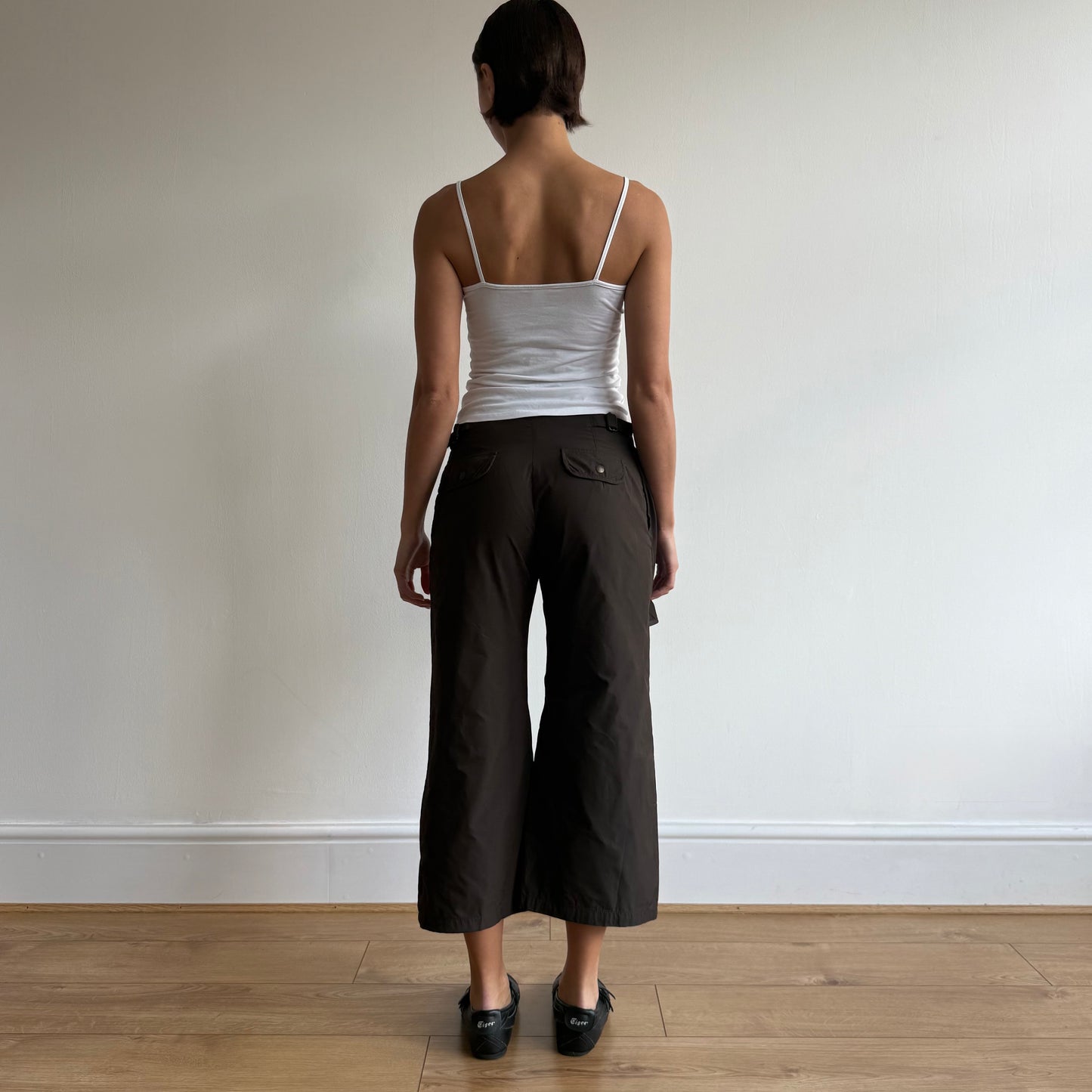 Brown belt archival capris - Size S