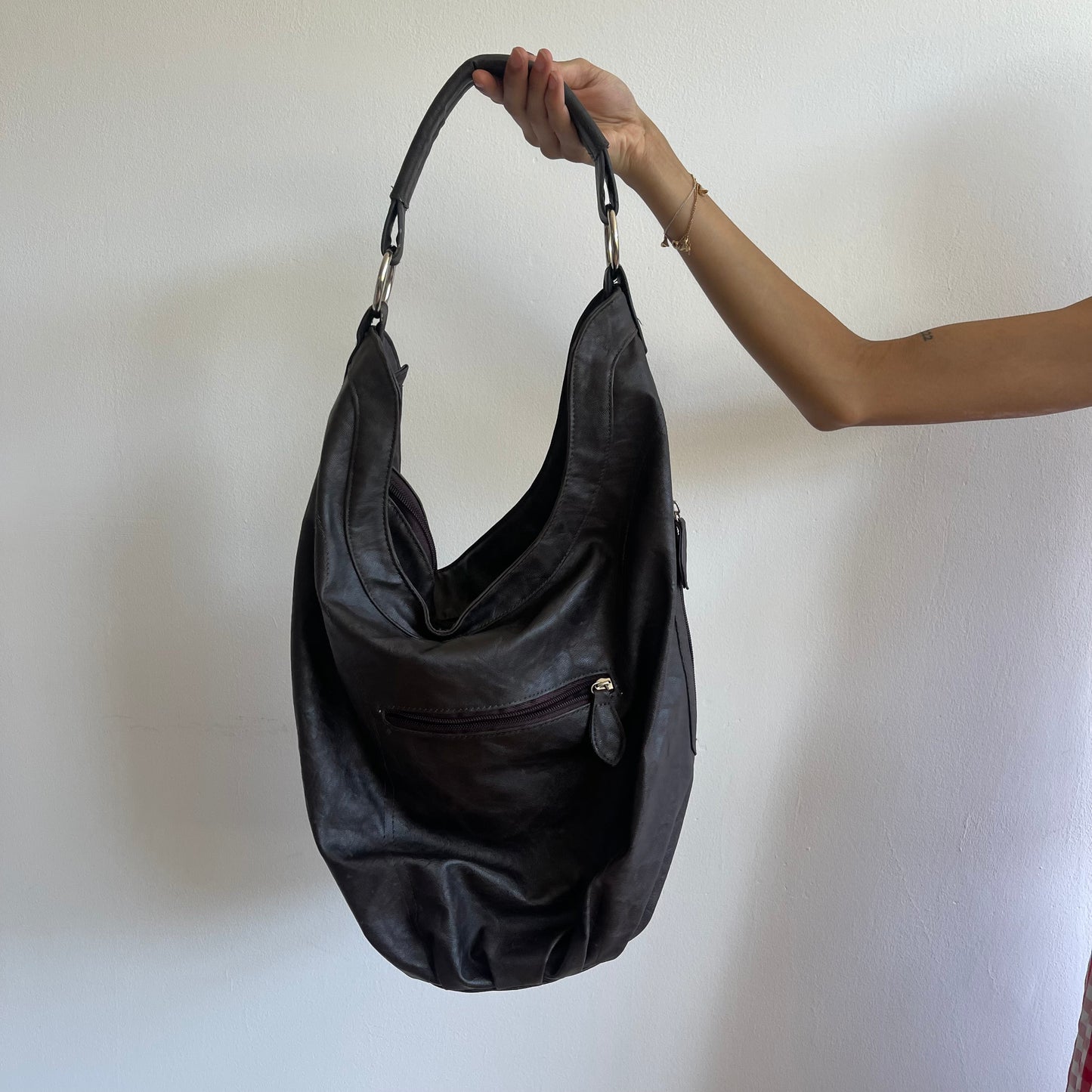 Brown o-ring bag - O/S