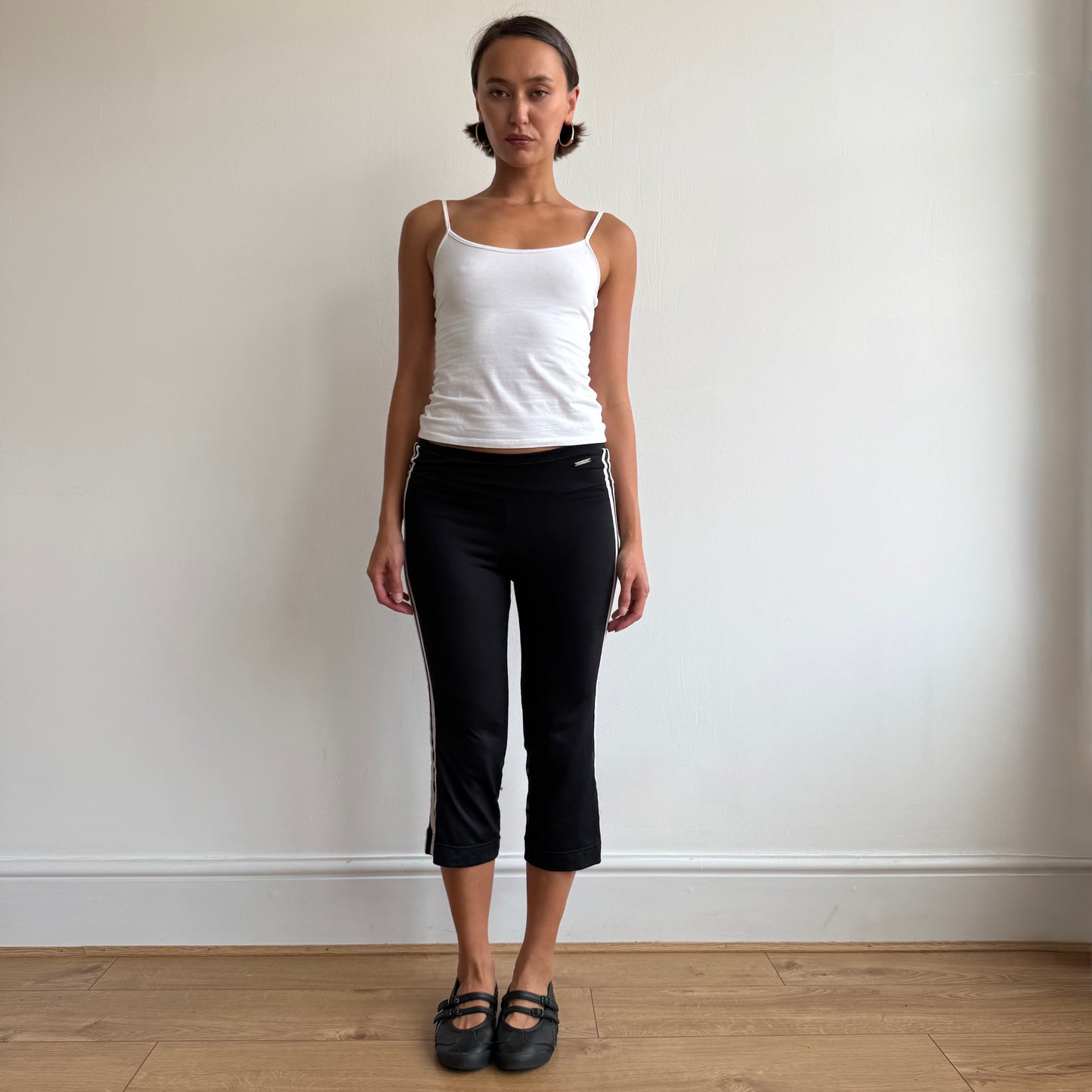 Black Adidas capris - Size S