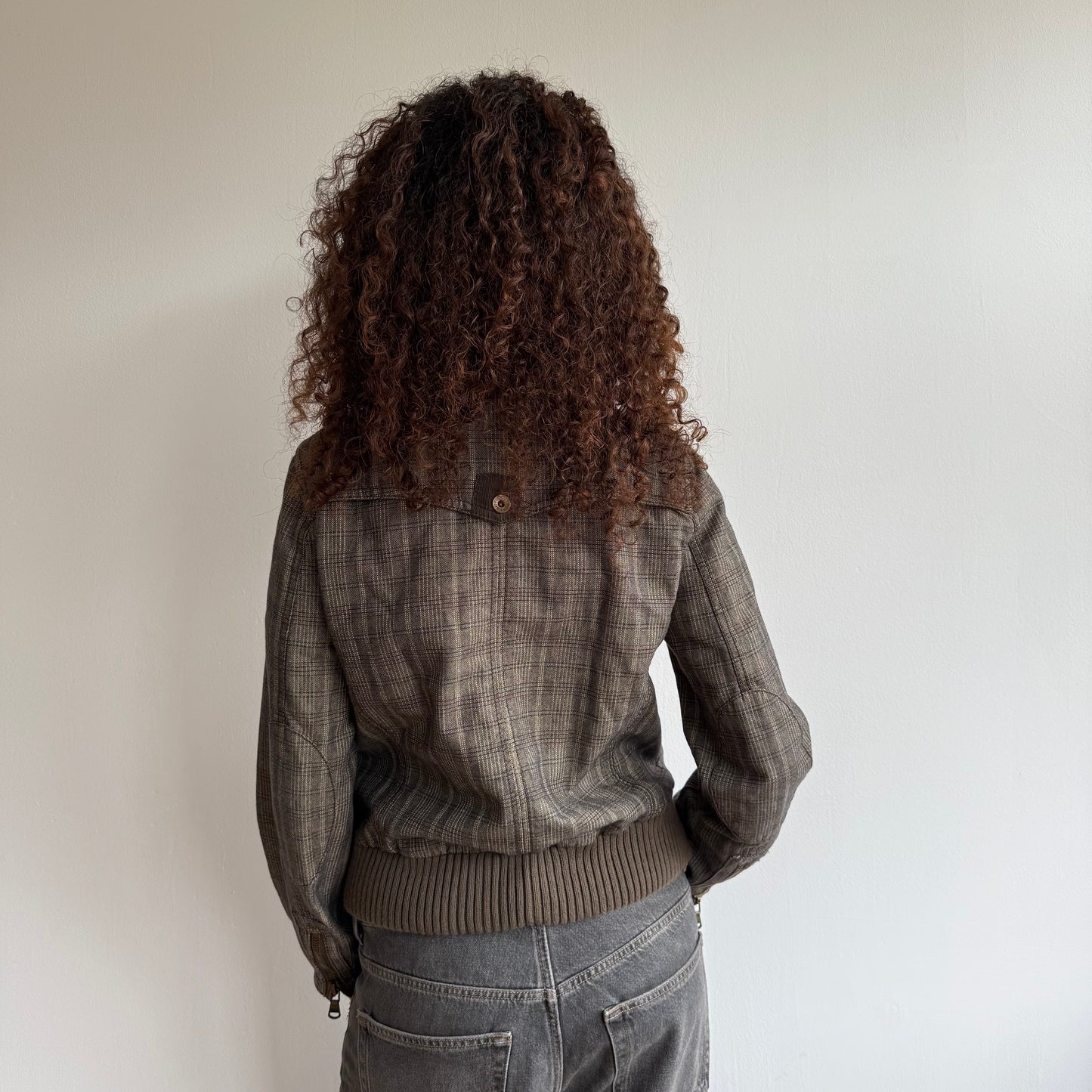Plaid bomber jacket - Size S