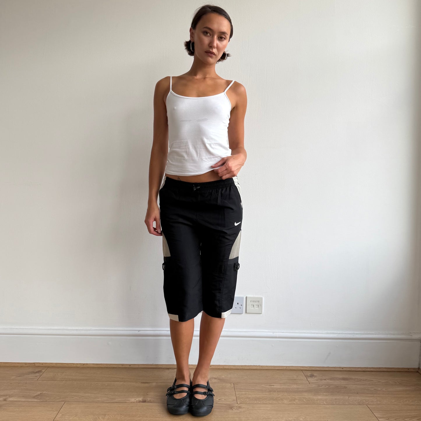 Black d-ring Nike capris - Size XXS/XS
