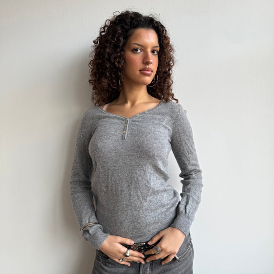 Grey cashmere knit - Size S