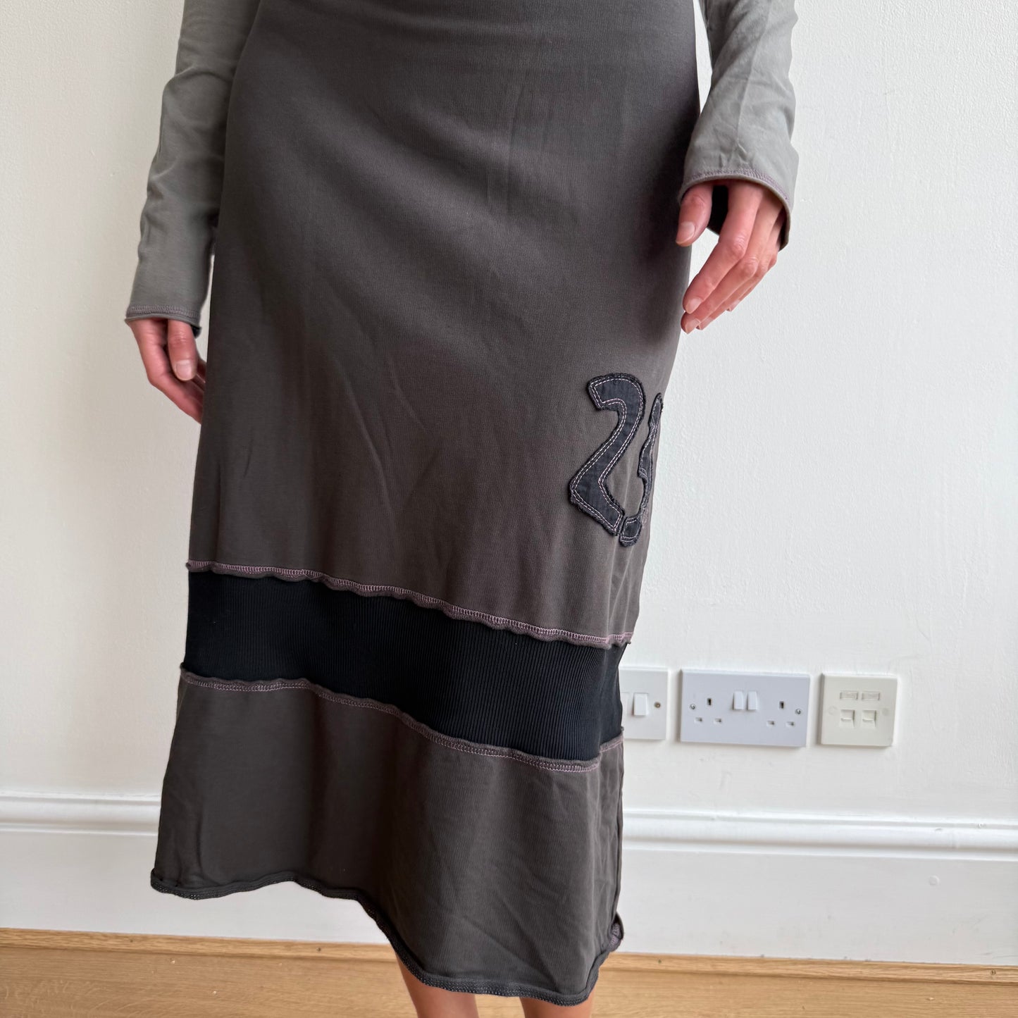 Cop Copine long sleeve maxi dress - Size S + M/L
