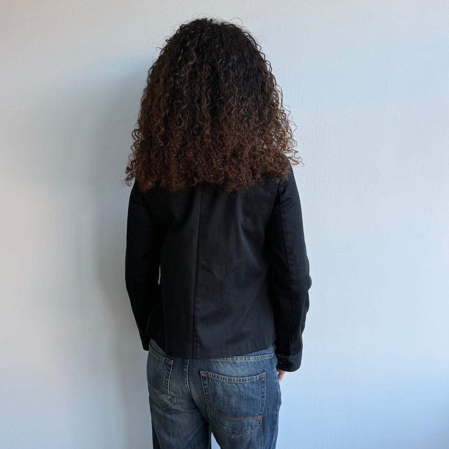 Black peacoat - Size M