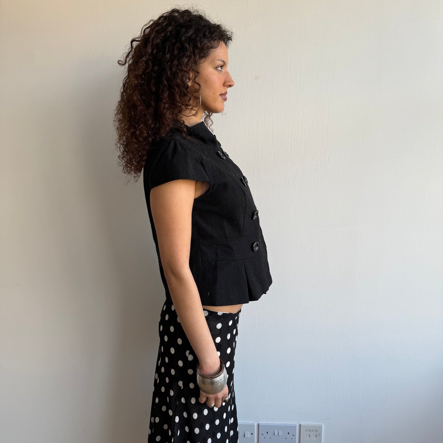 Short sleeve peacoat - Size M