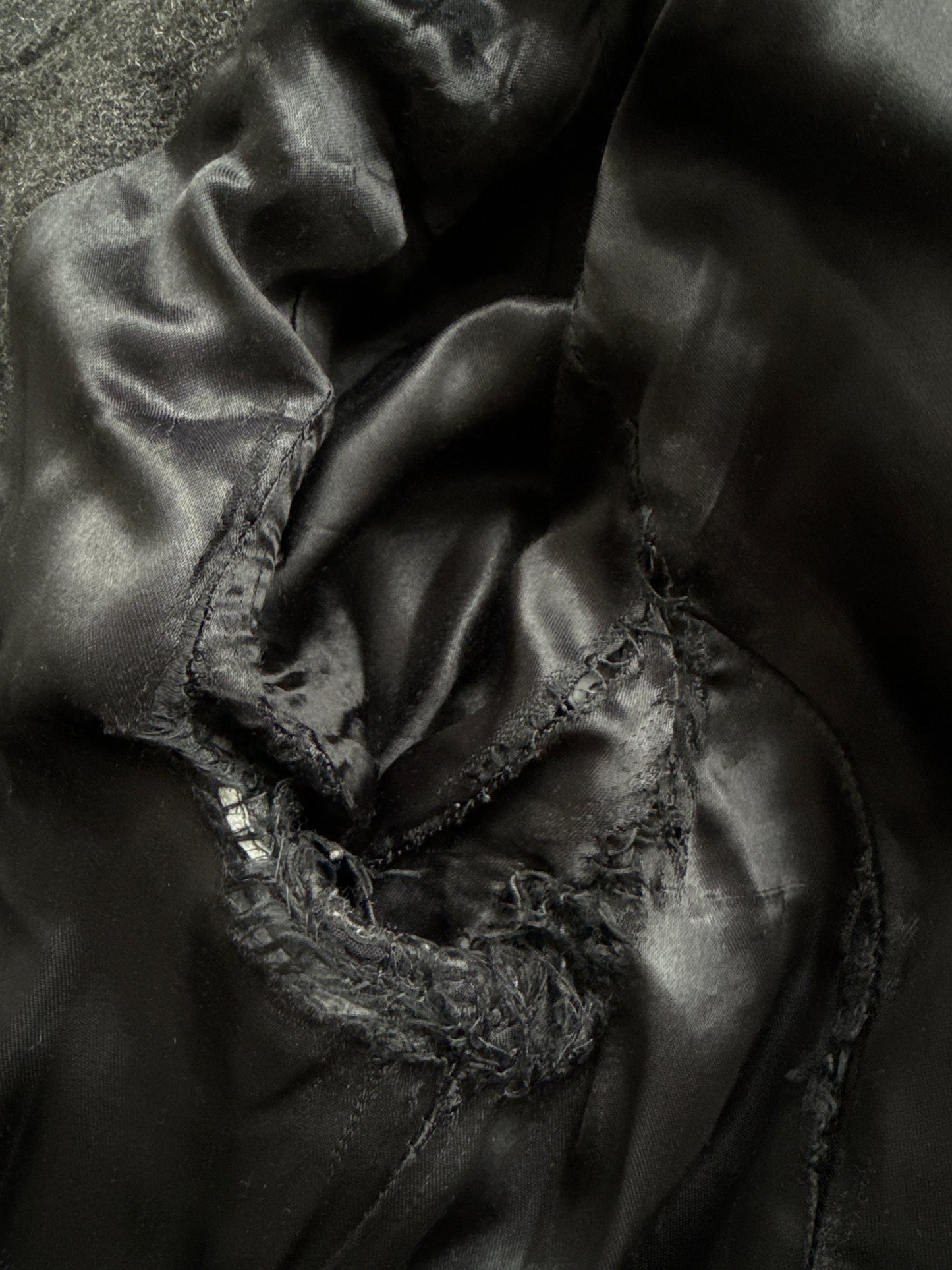 Grey peacoat dress - Size S