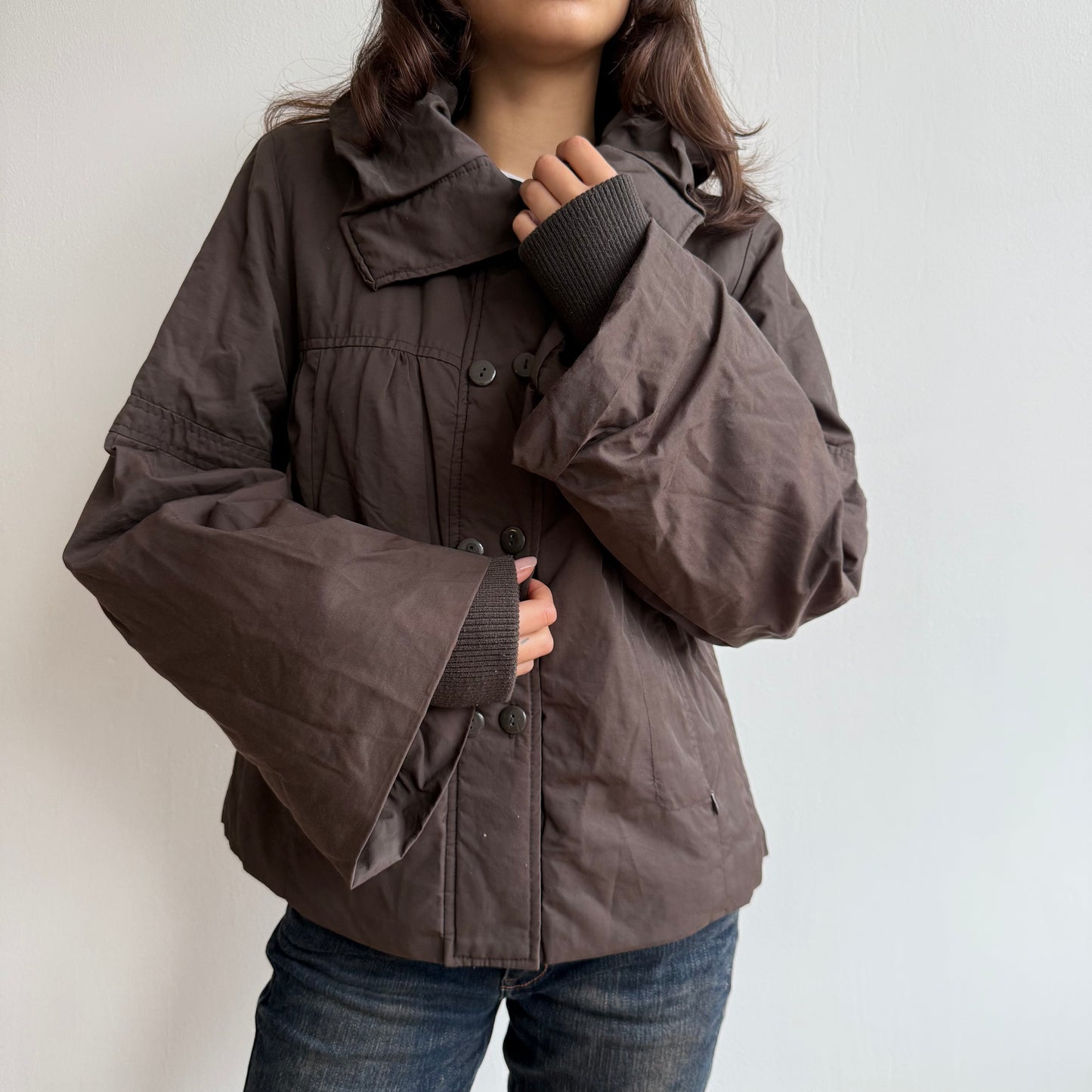 Brown archival puffer - Size S