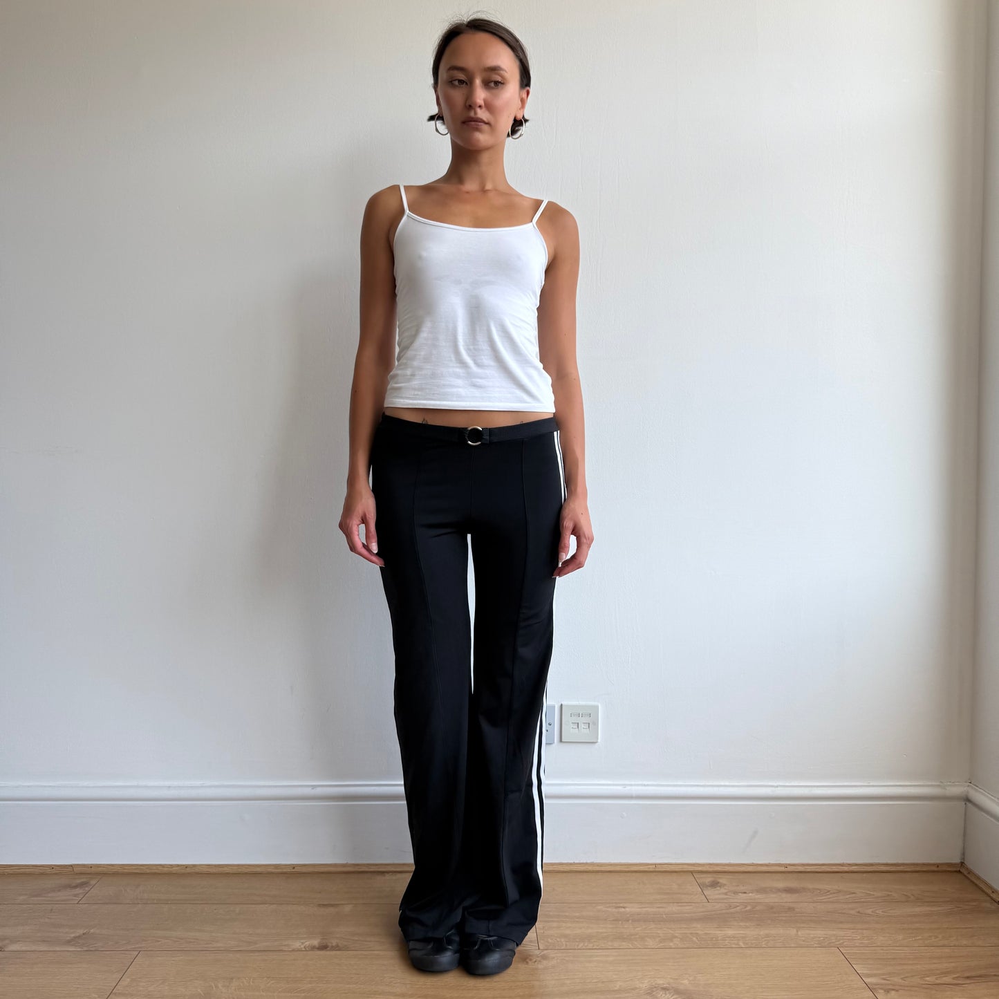 Black Adidas o-ring yoga pants - Size S