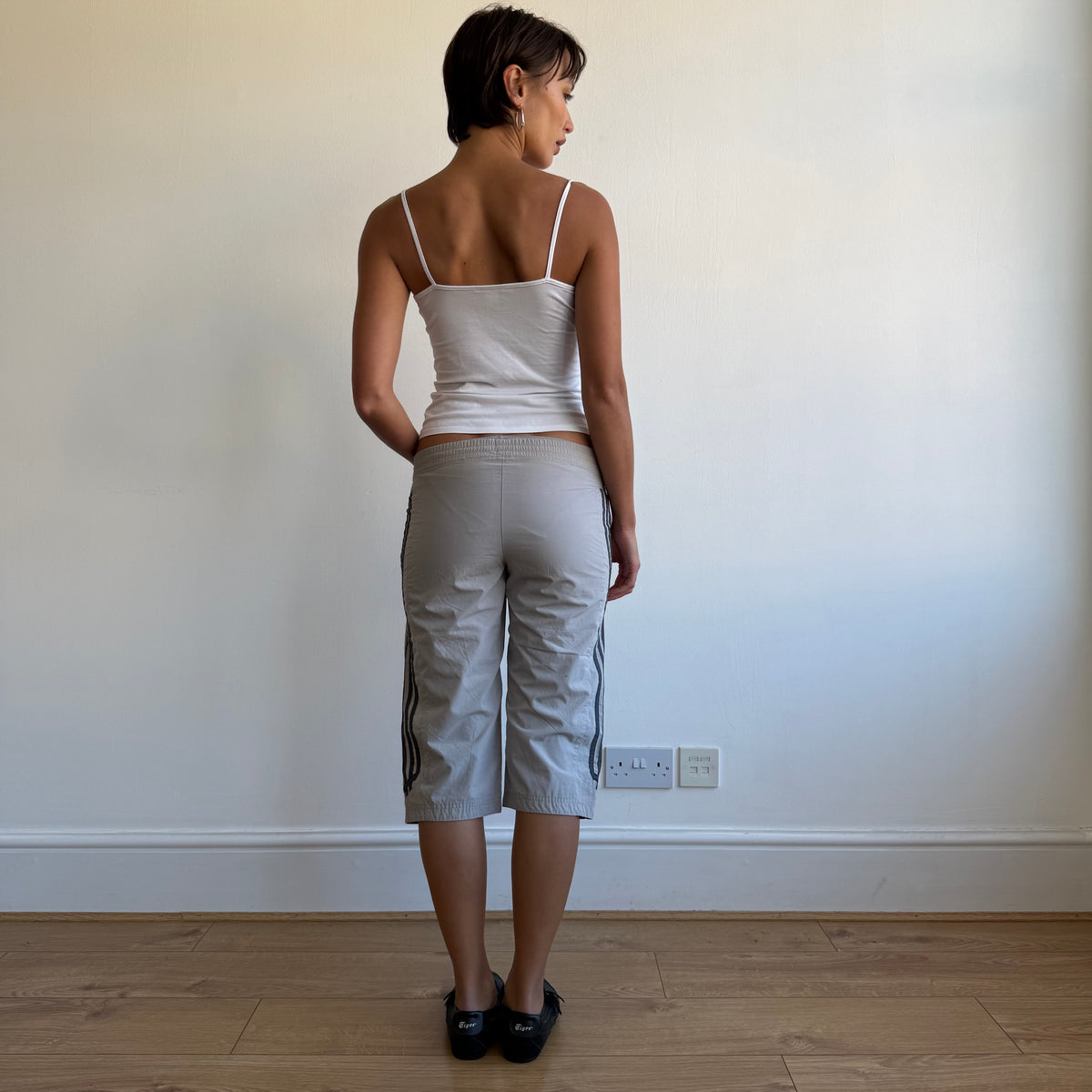 Grey Adidas cargo capris - Size XS