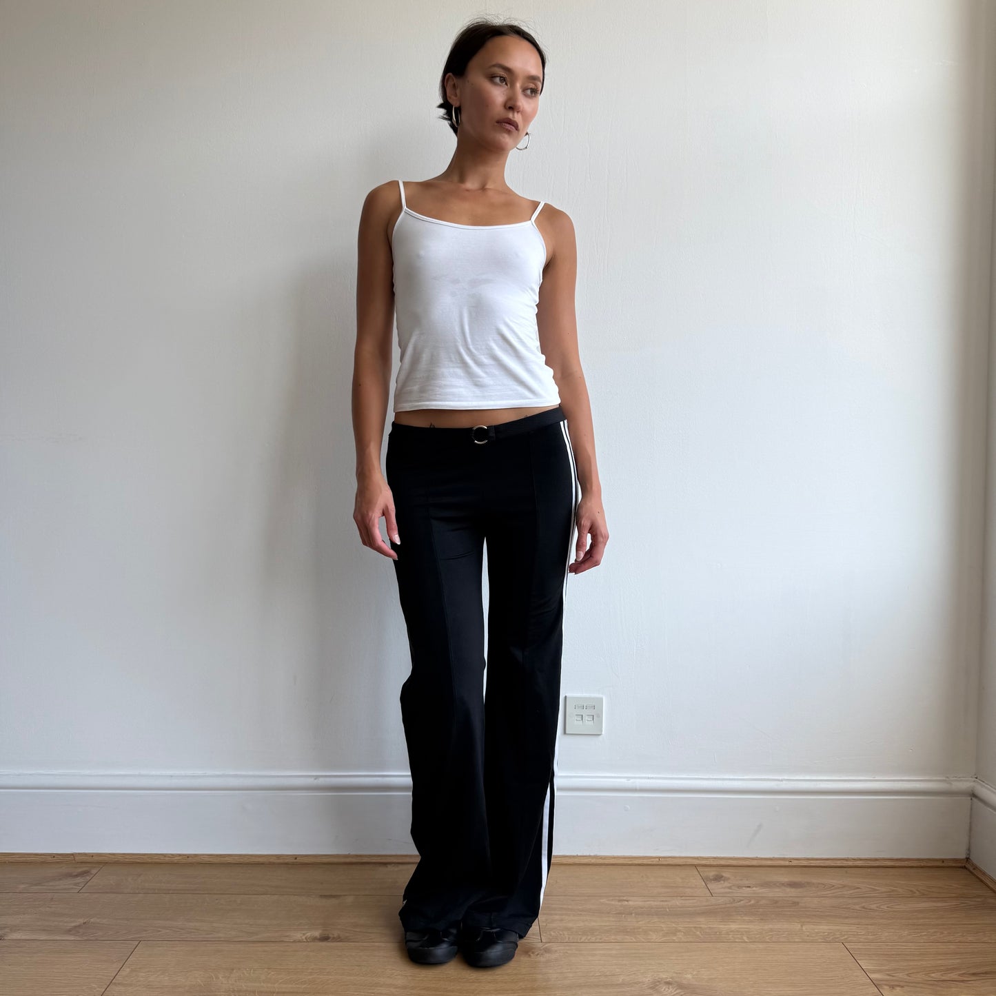 Black Adidas o-ring yoga pants - Size S