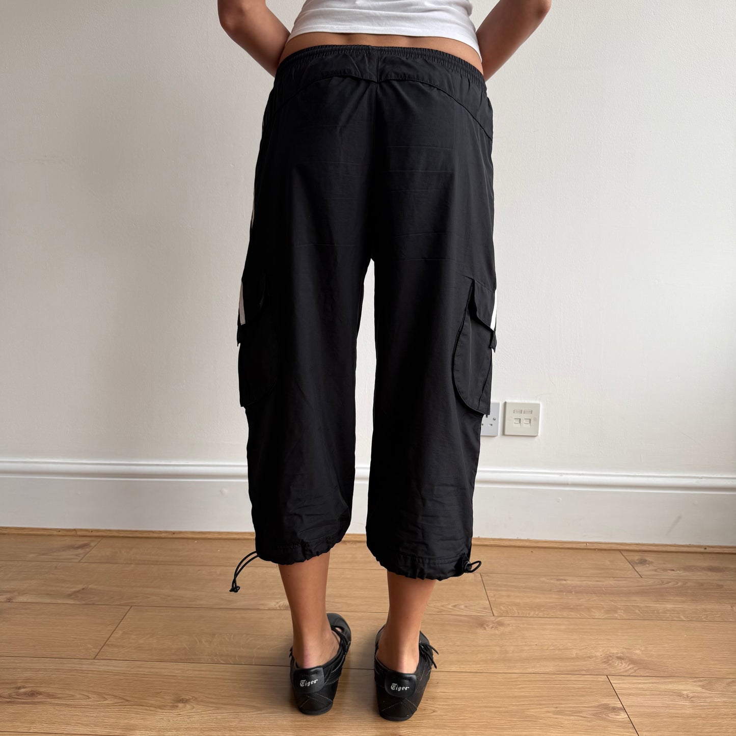 Black Adidas pocket capris - Size S