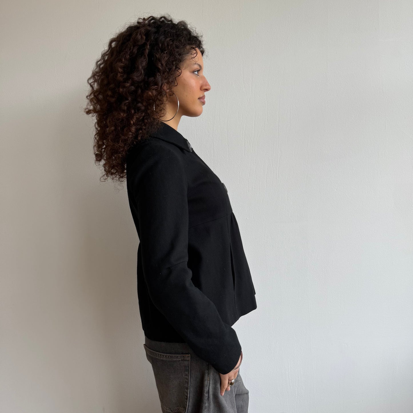 Black swing jacket - Size S