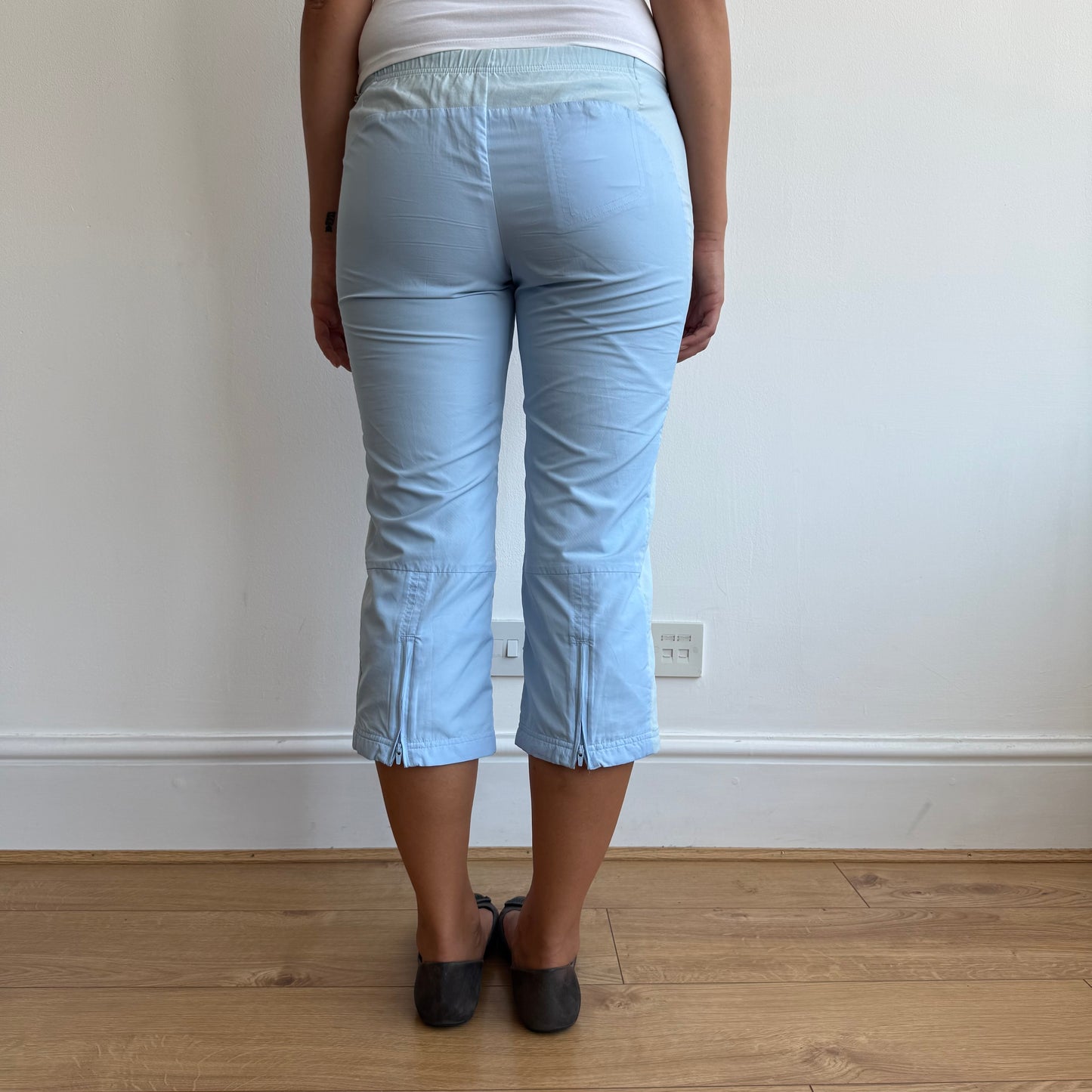 Blue Adidas capris - Size S