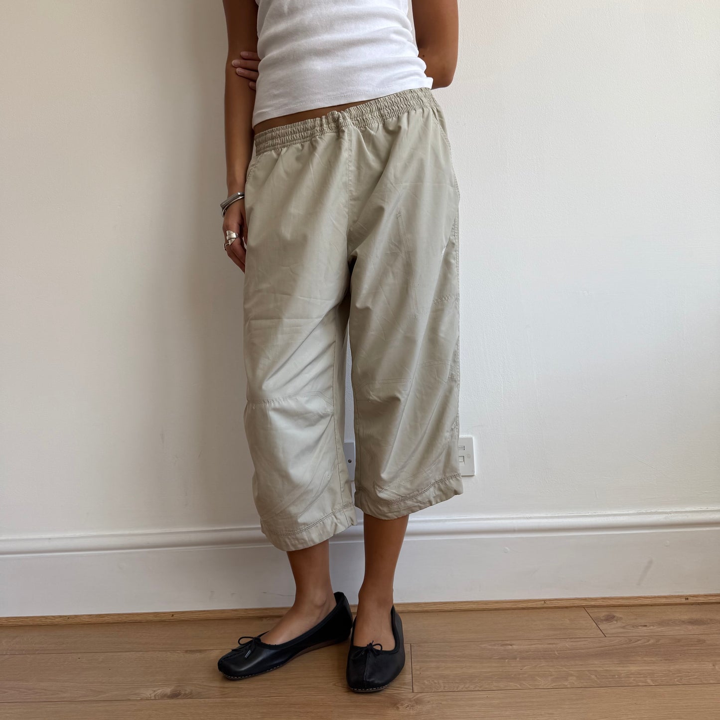 Beige Puma capris - Size L