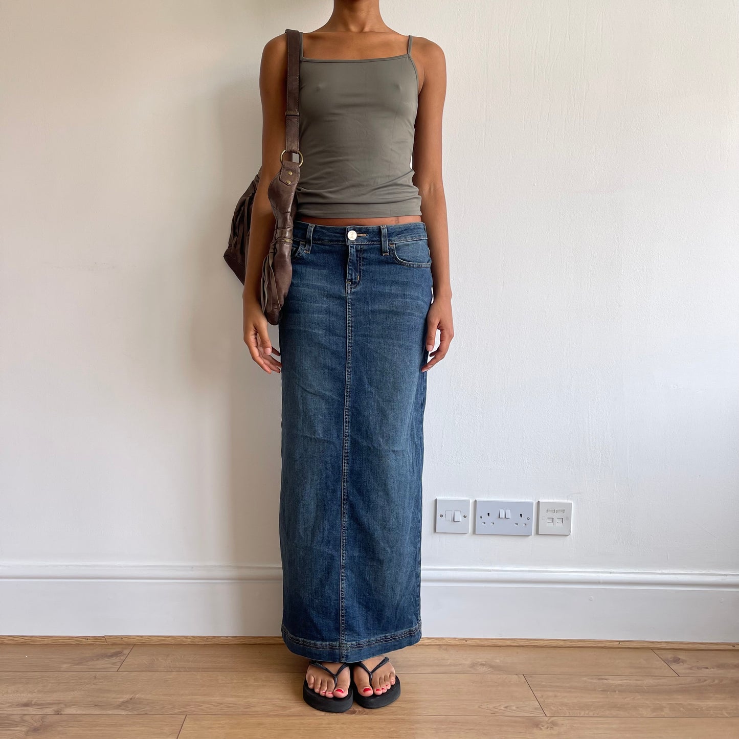 Denim maxi skirt - Size XS