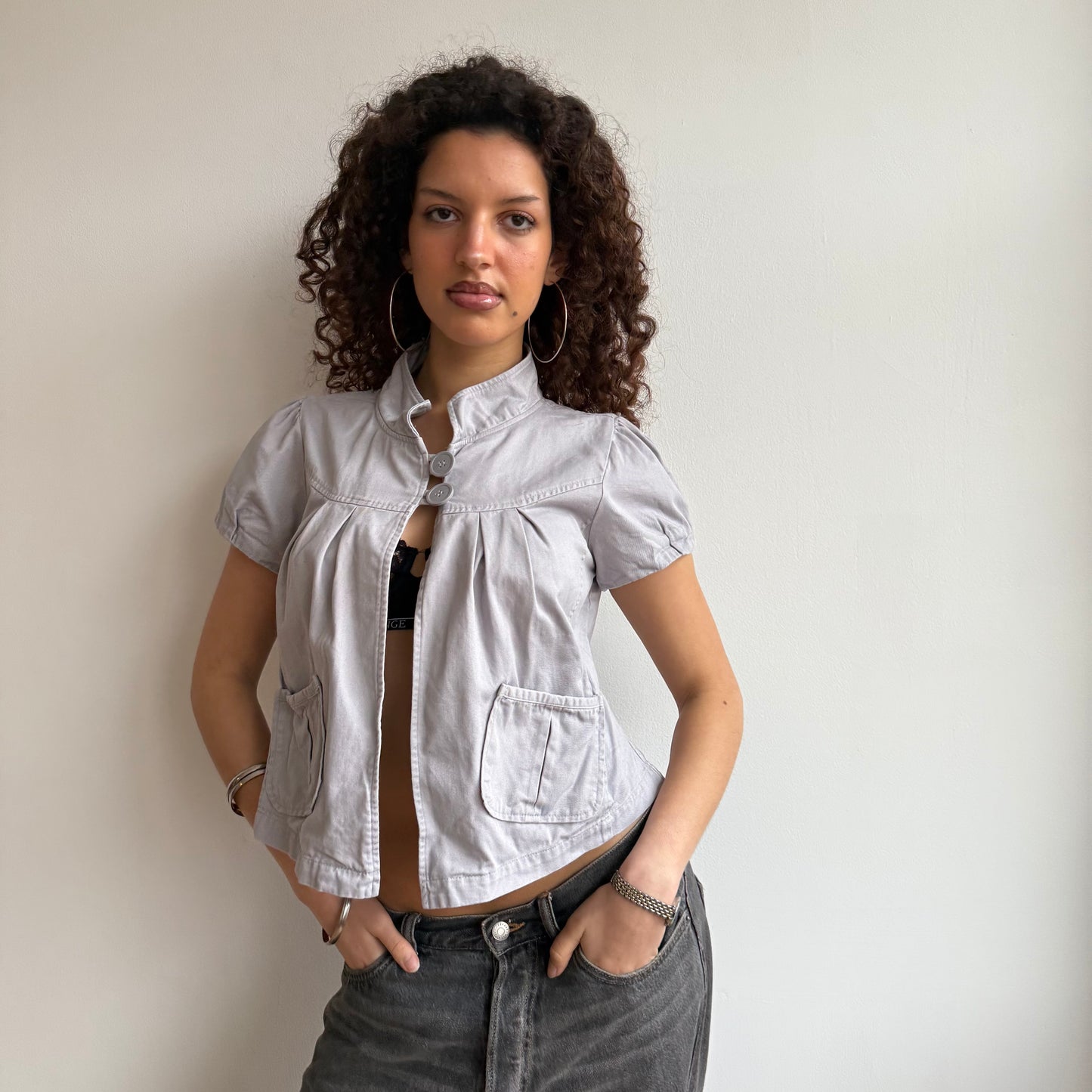 Short sleeve peacoat - Size S