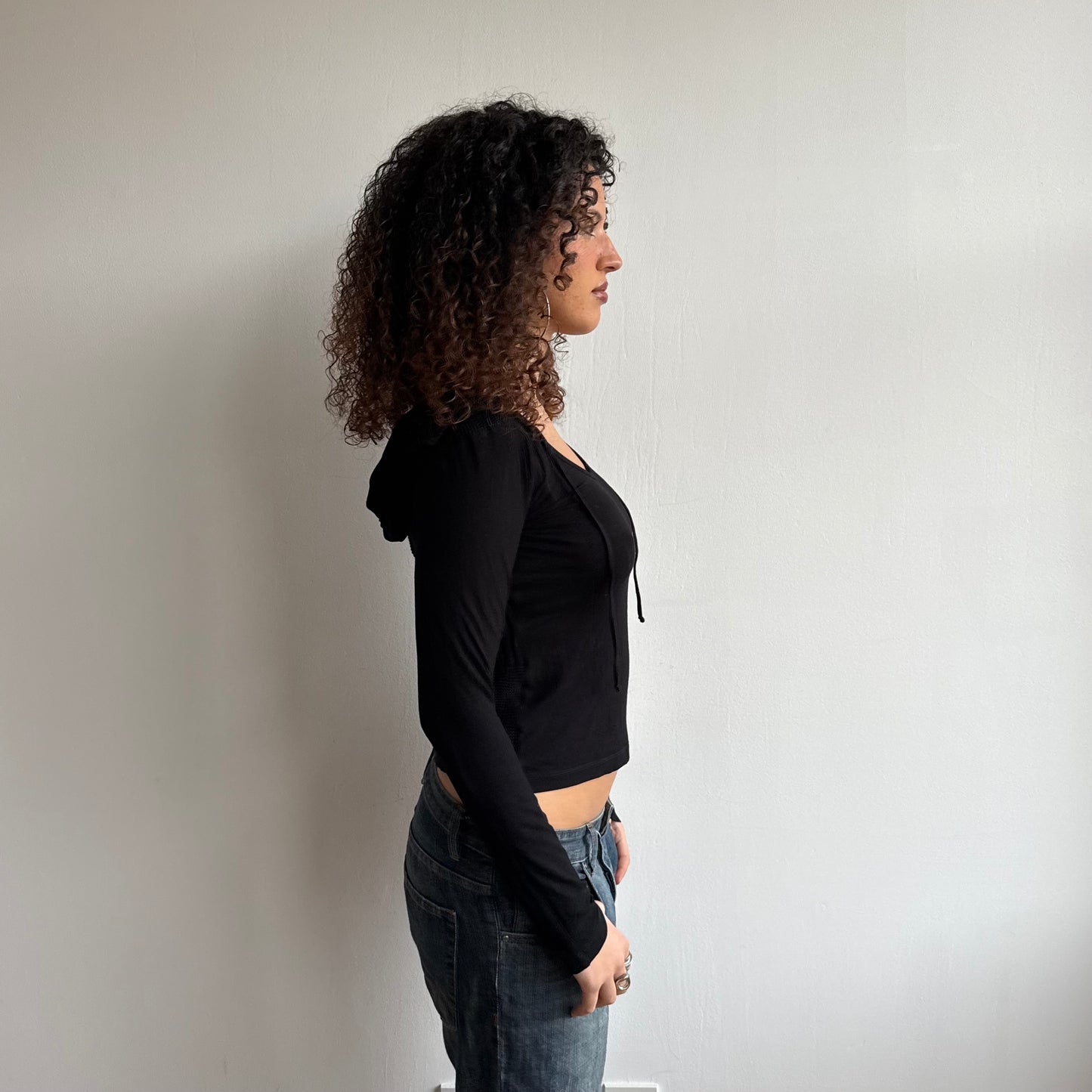 Cop Copine bi-material hoodie - Size S