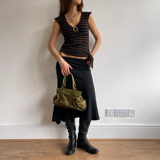 Khaki mini 90’s bag