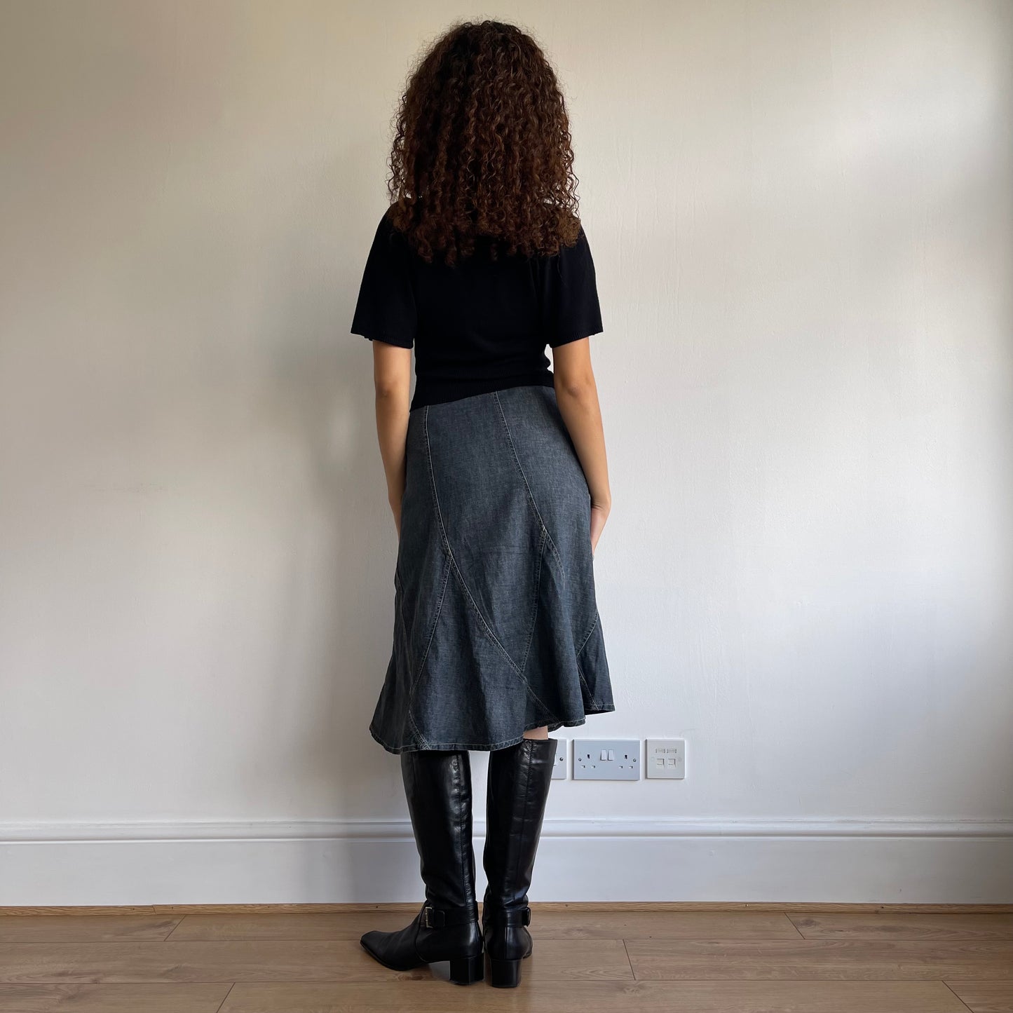 Black wide sleeve jumper - Size S