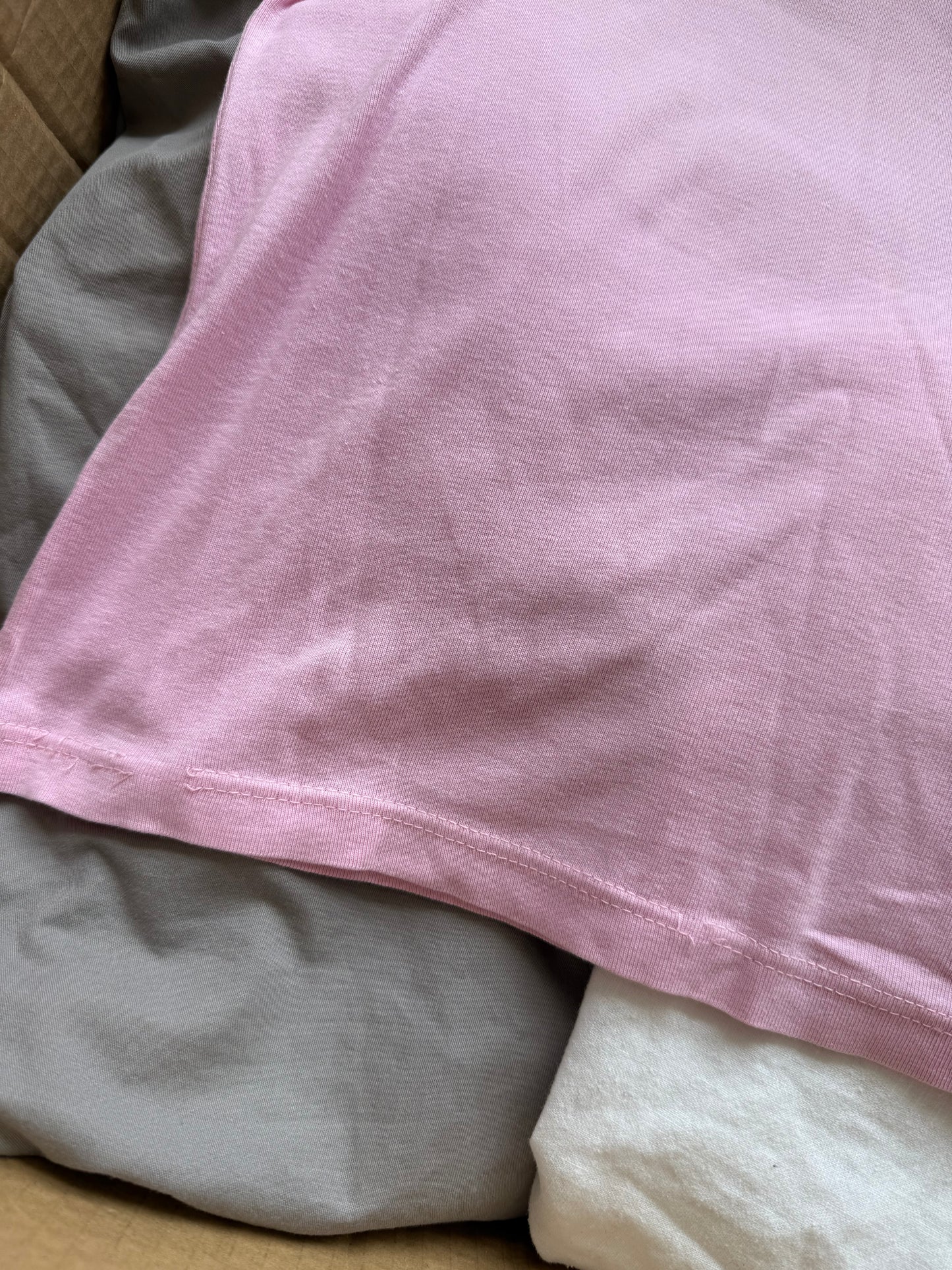 Pink 90’s baby tee - Size M