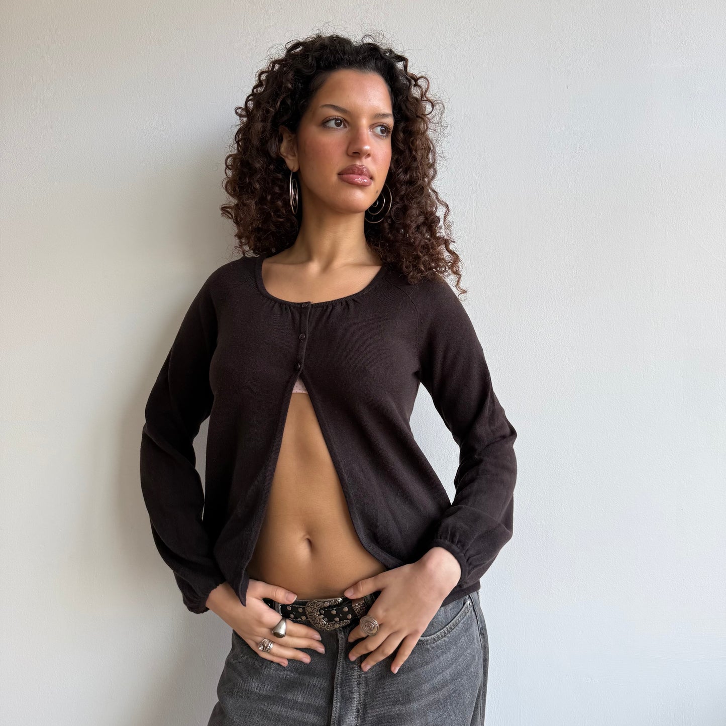 Brown cardigan - Size S