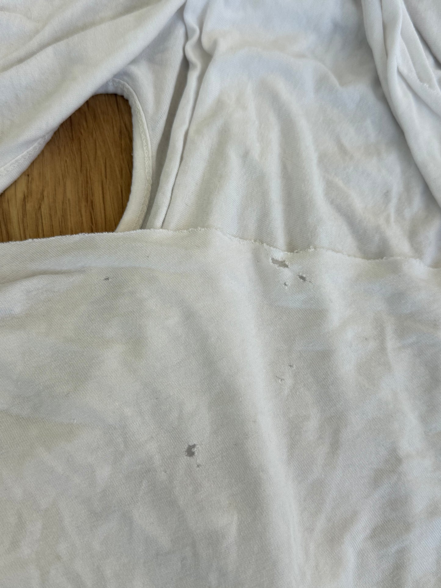 White keyhole top - Size S