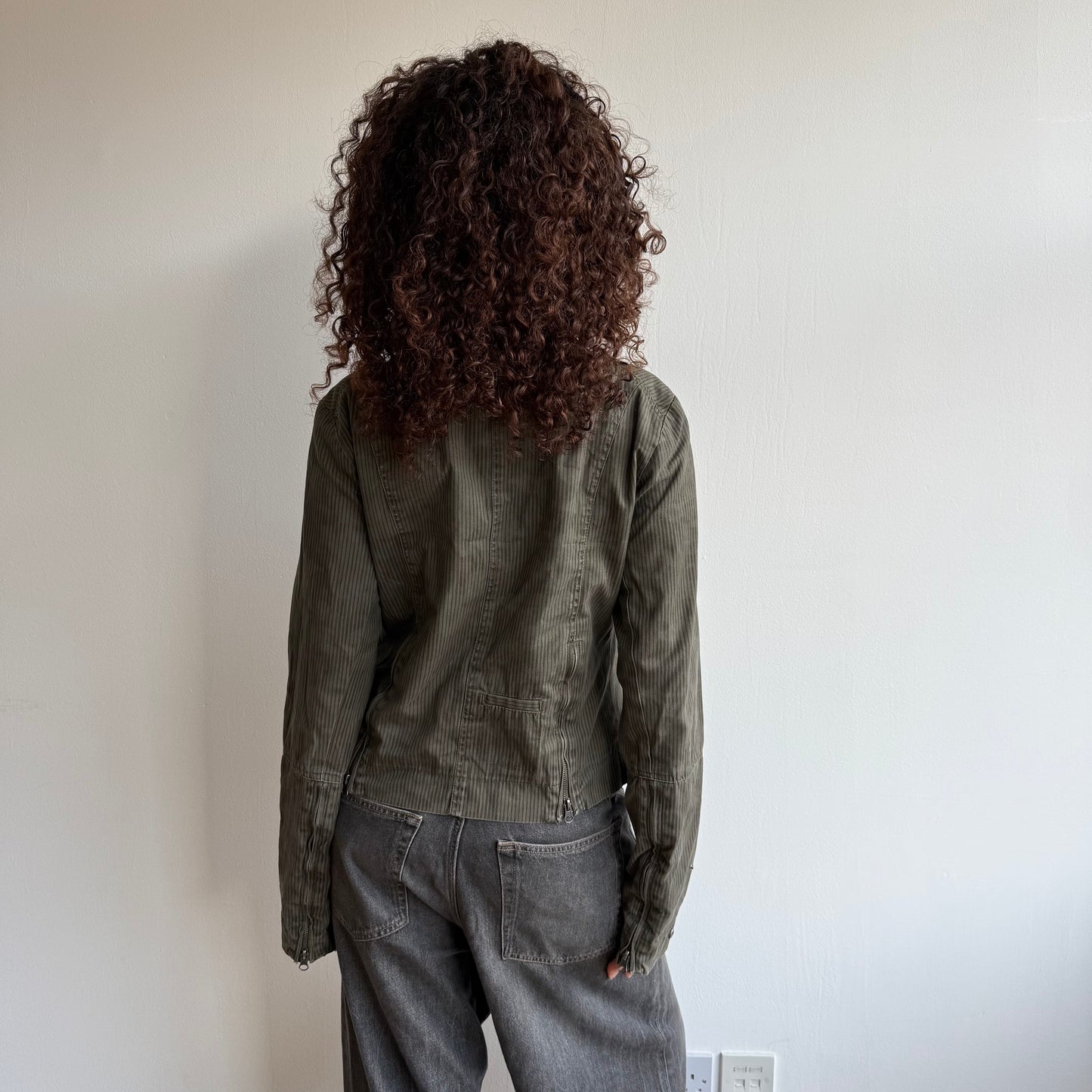 Khaki Bench jacket - Size M