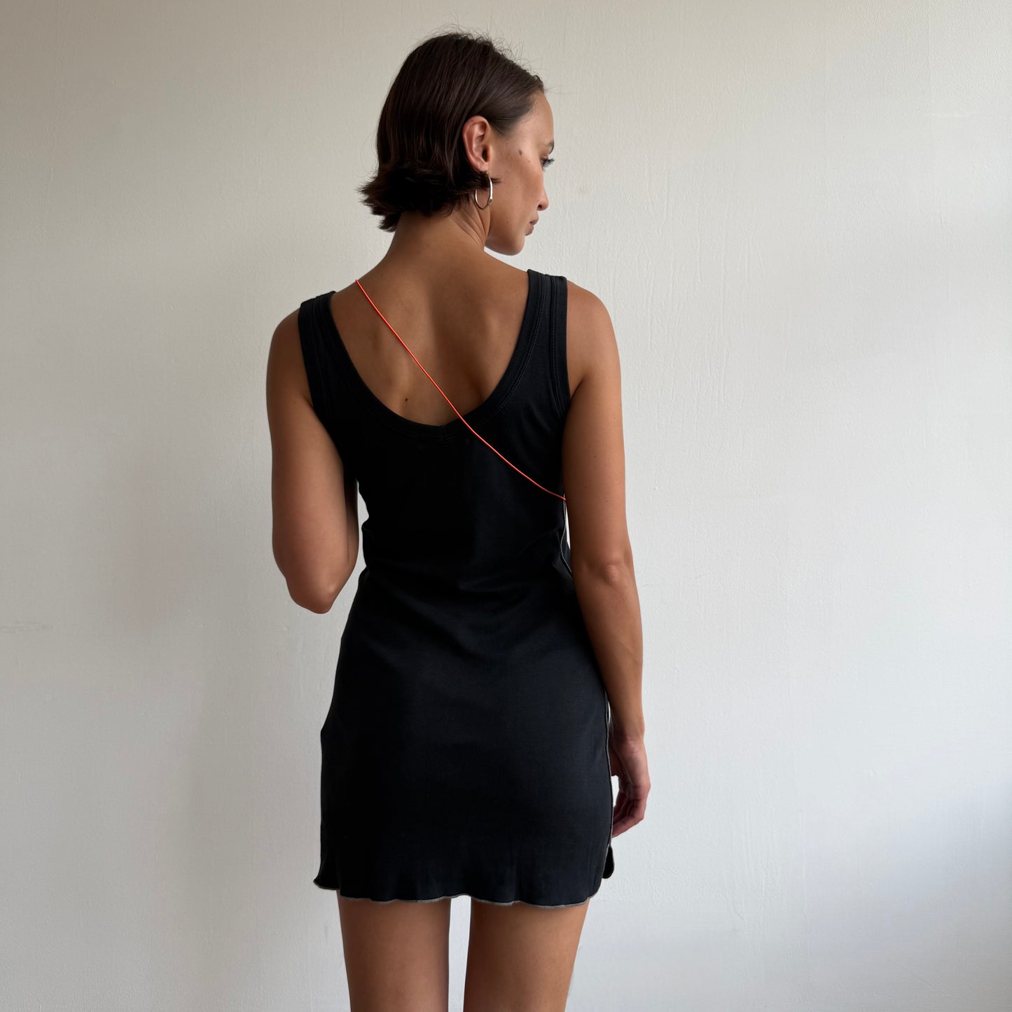 Cop Copine black graphic mini dress - Size S