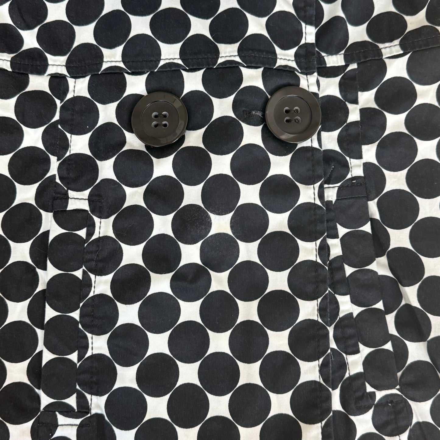 Polka dot short sleeve peacoat - Size S + S/M