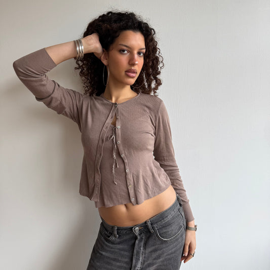 Pointelle twin set - Size XS