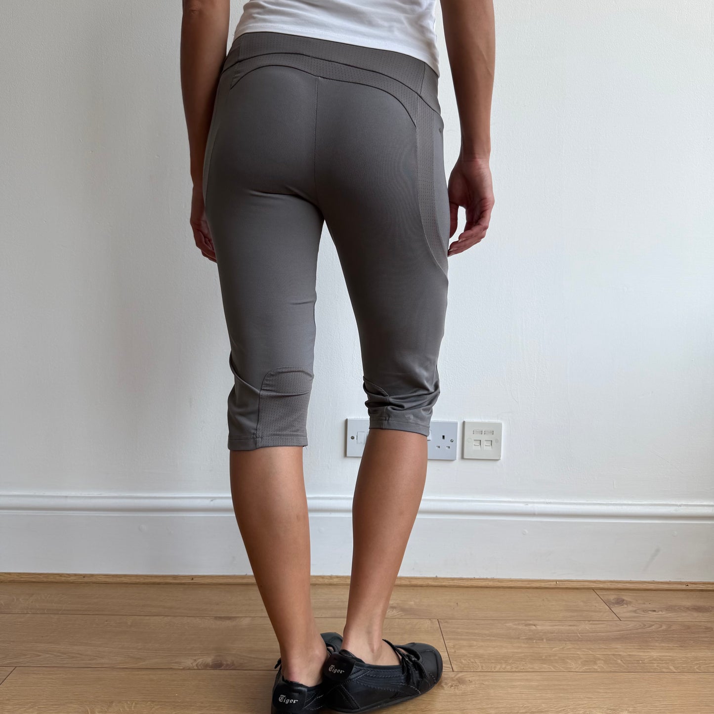 Taupe Adidas capris - Size XS