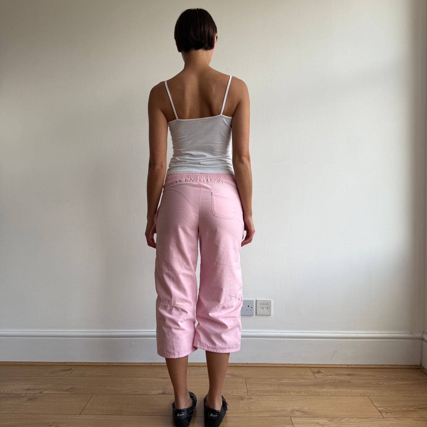 Baby pink Adidas capris - Size XS