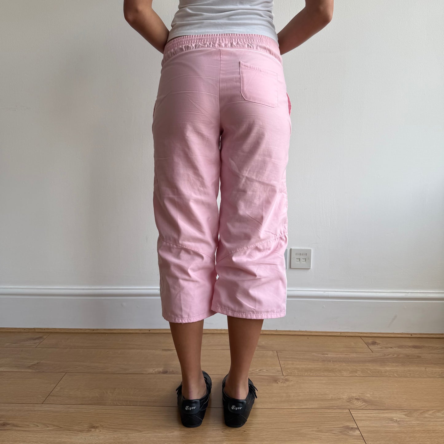 Baby pink Adidas capris - Size XS