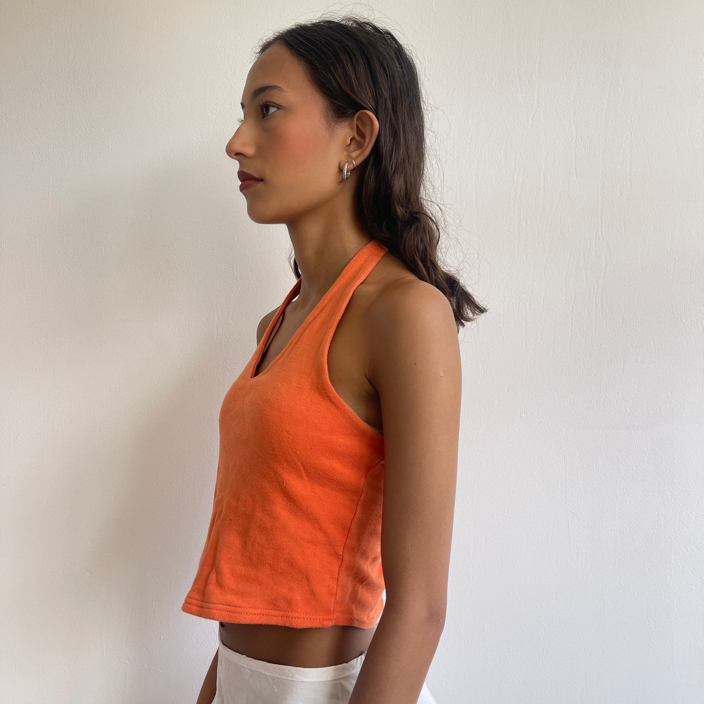 Orange halterneck - Size S