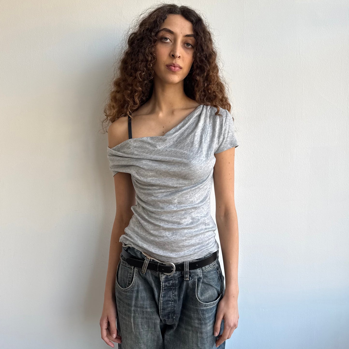 Grey slouchy t-shirt - Size S