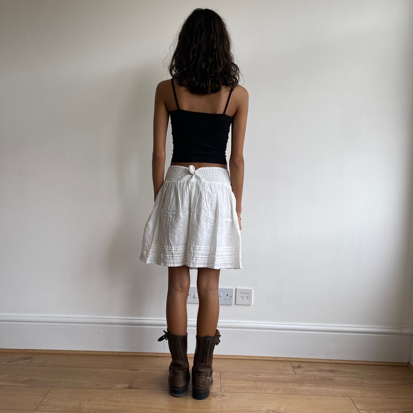 White boho skirt - Size S
