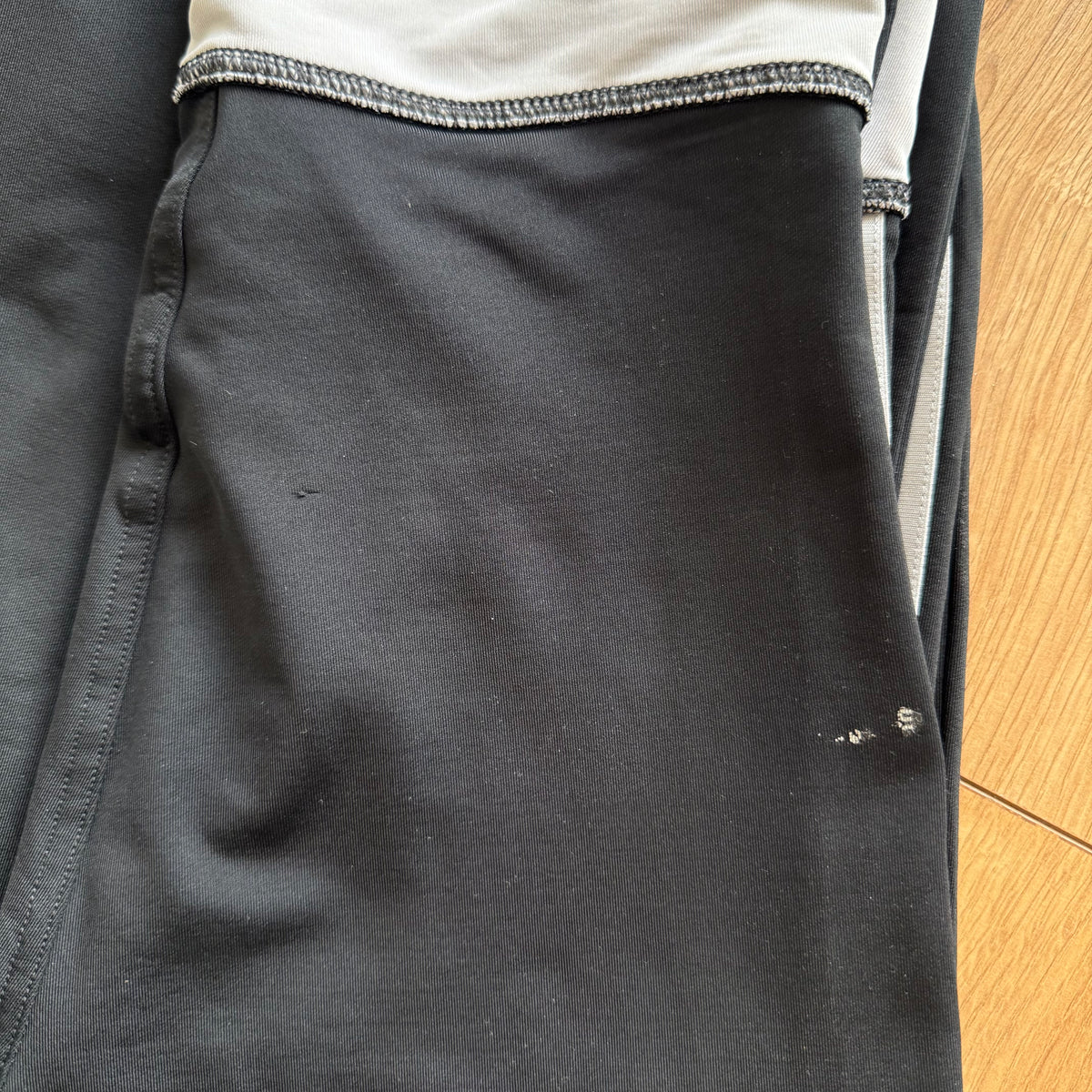 Black Adidas fold waist yoga pants - Size XS
