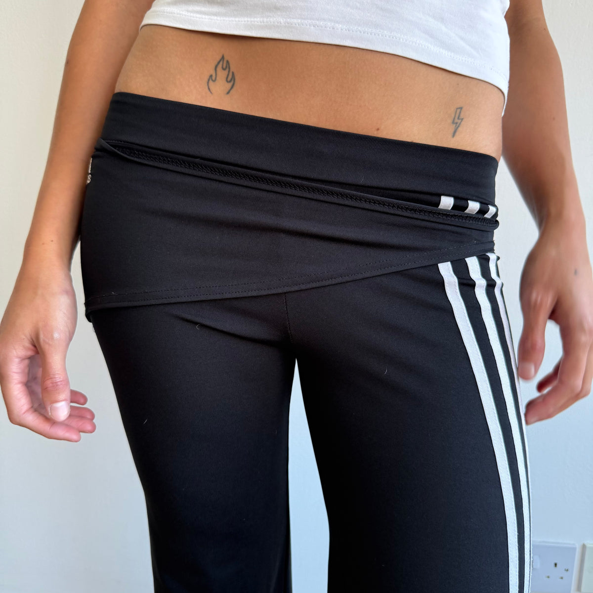 Black skirt Adidas pants - Size XS