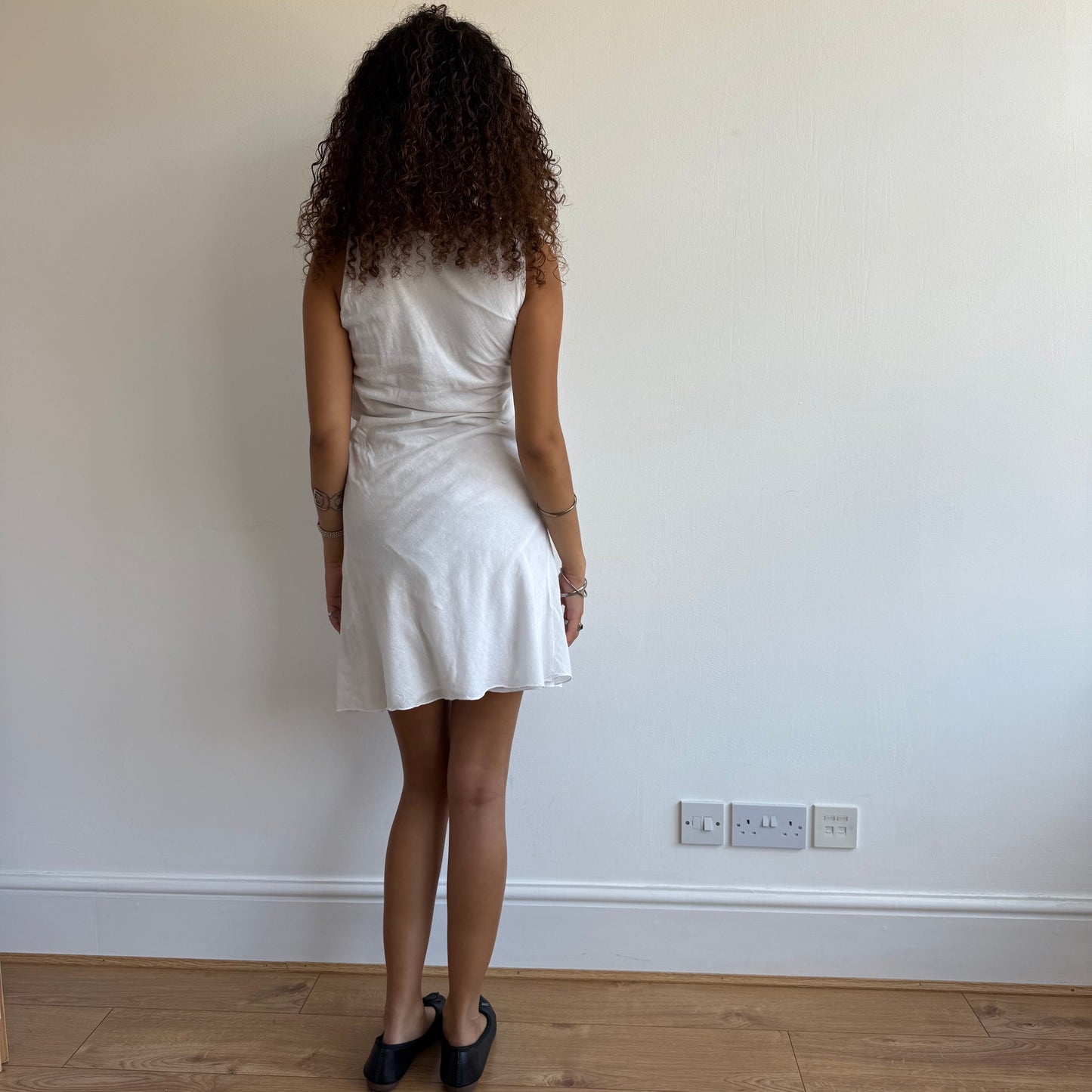 White linen dress - Size XS/S