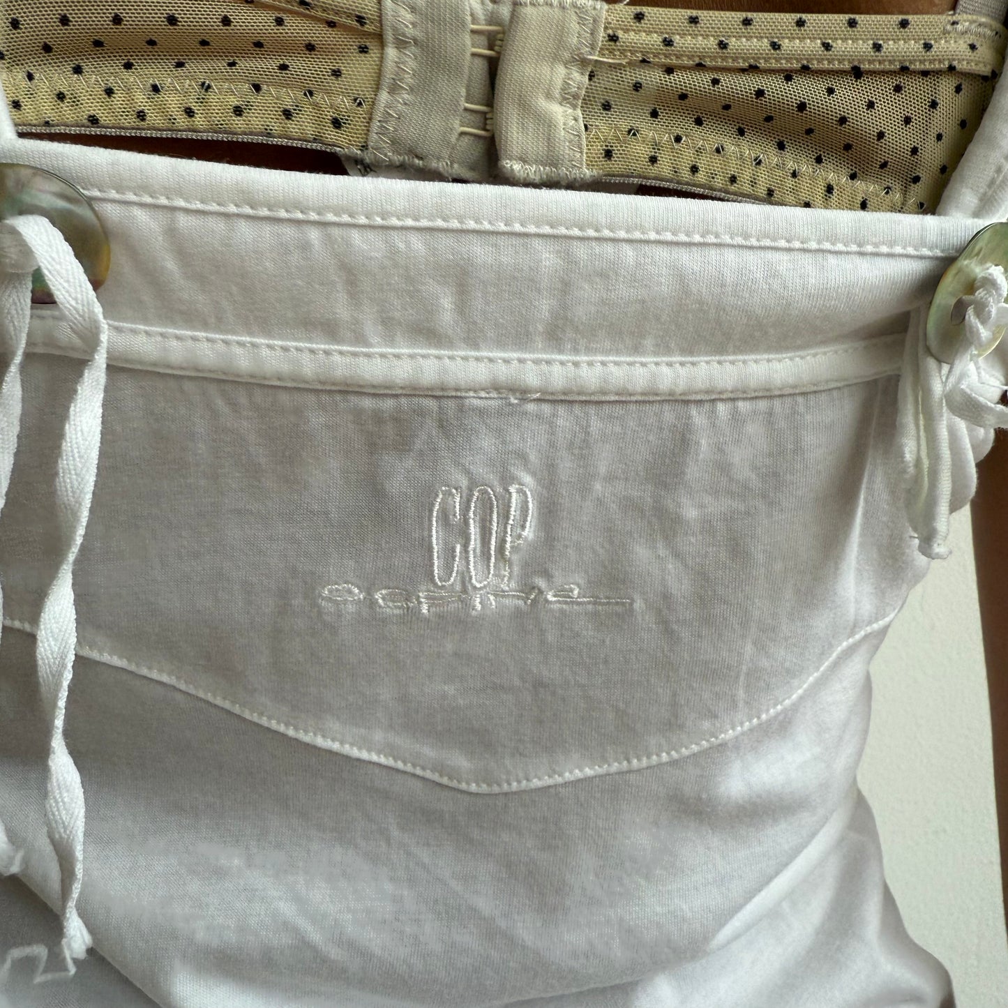 White Cop Copine cami top - Size M