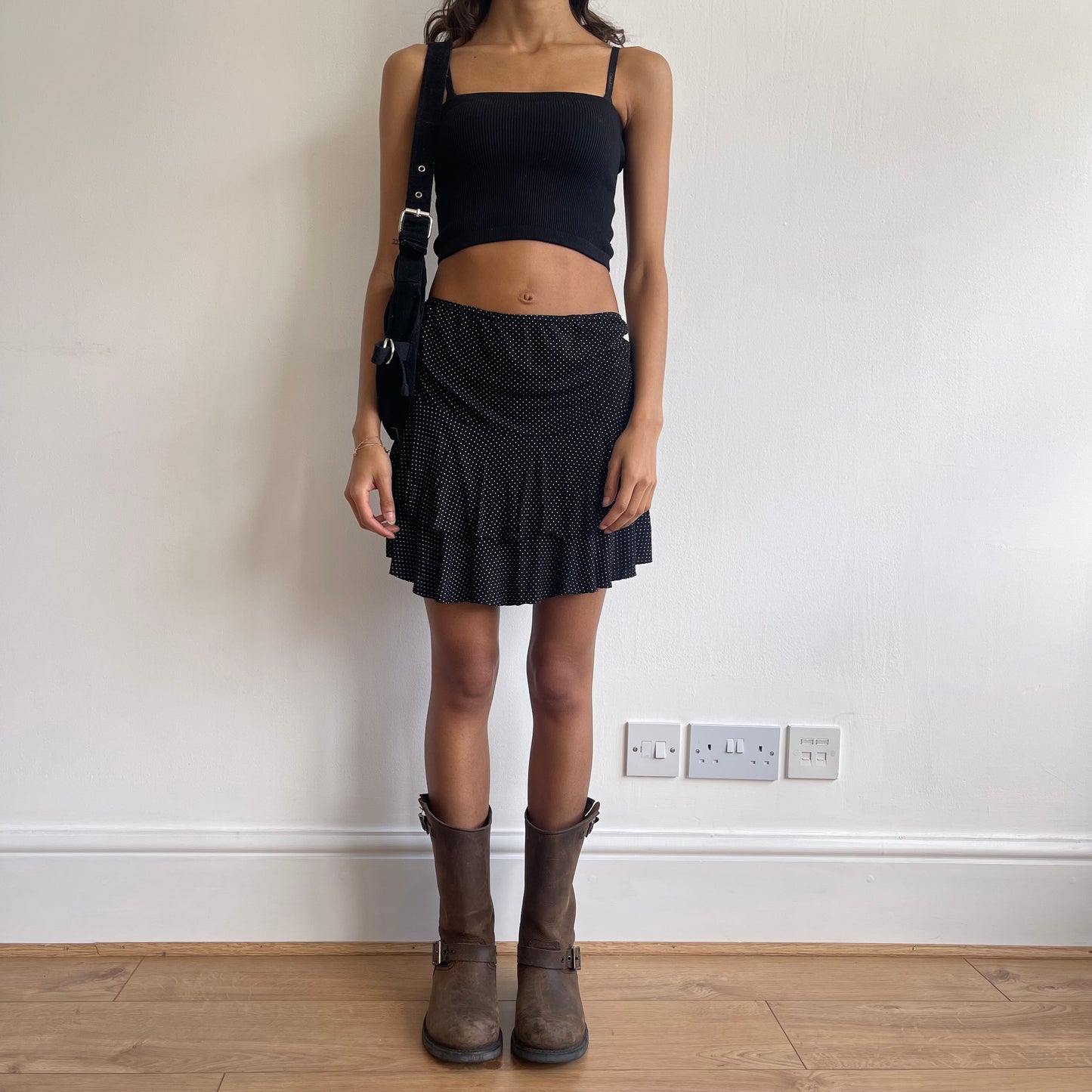 Black buckle bag - OS