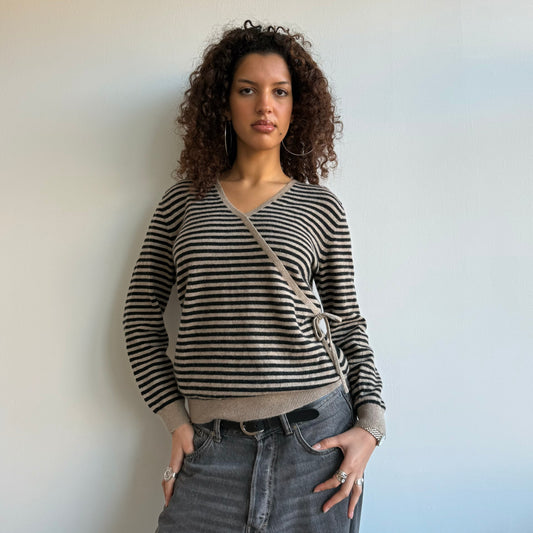 Cashmere wrap knit - Size M