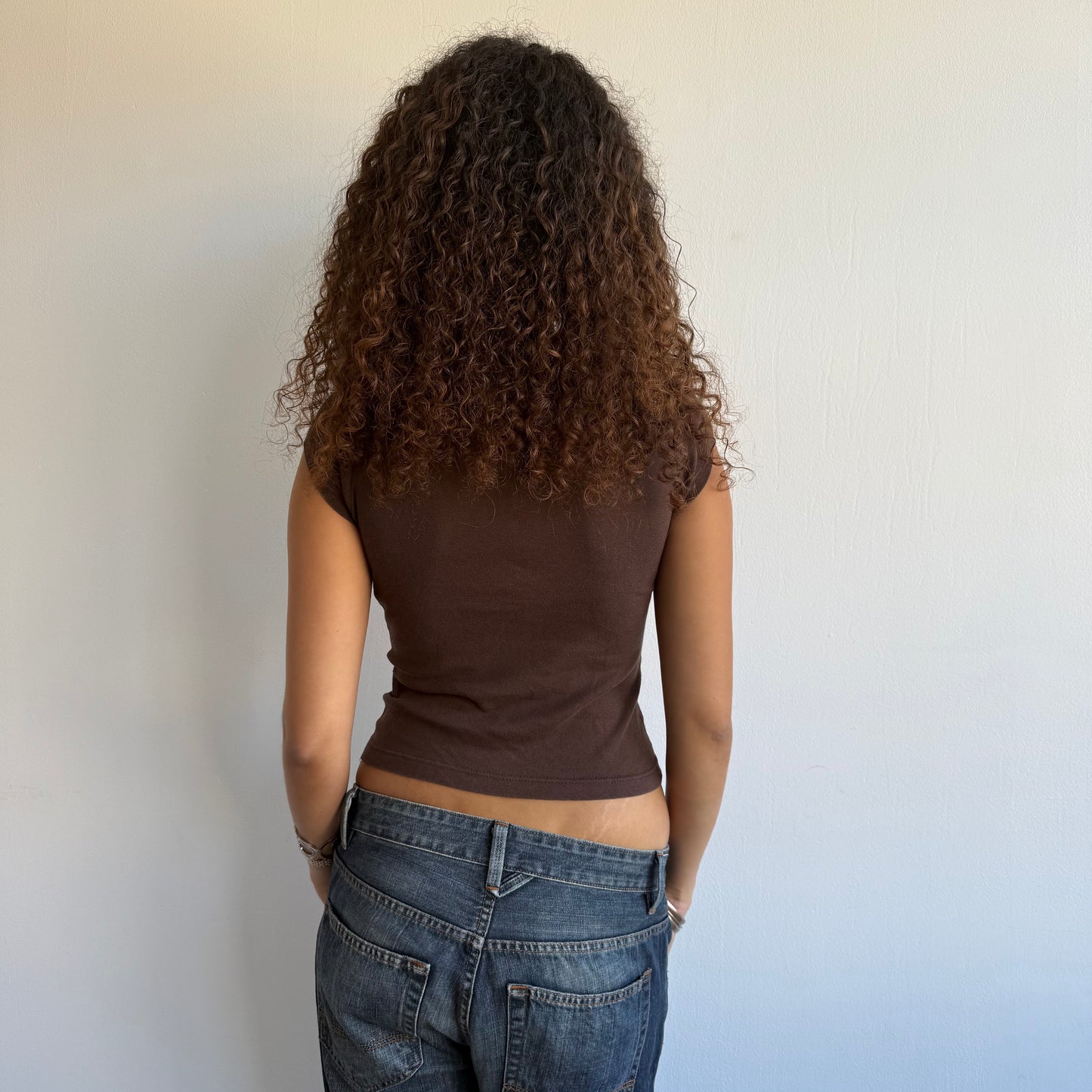 Brown VIP baby tee - Size S