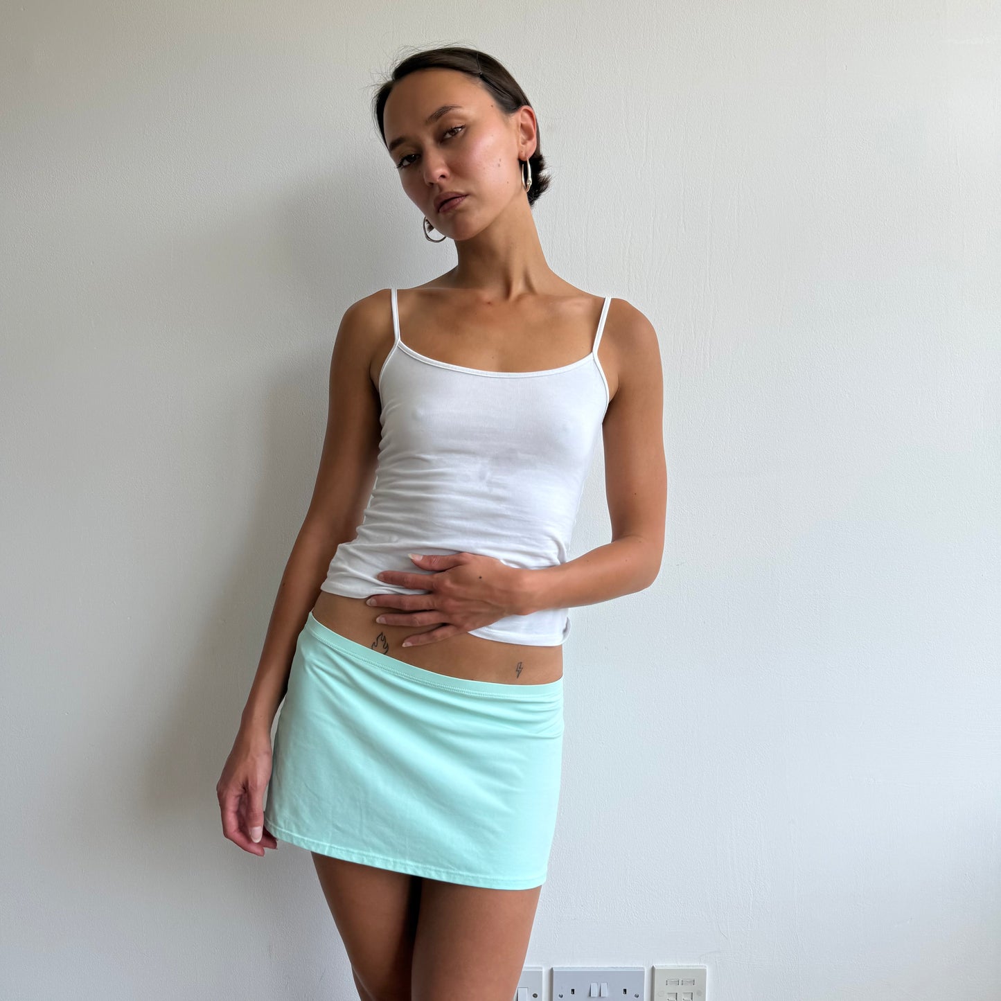 Turquoise Calvin Klein swim skirt - Size S