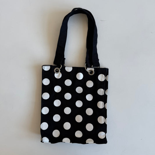 Polka dot handbag